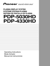 Pioneer PDP-5030HD User manual