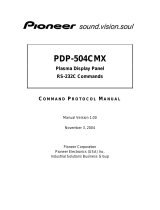 Pioneer PDP-504CMX User manual