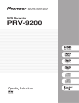 Pioneer PRV-9200 User manual