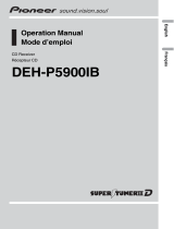 Pioneer RCEPTEUR DEH-P5900IB User manual
