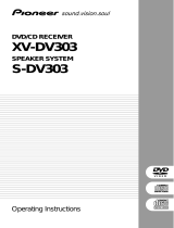 Pioneer XV-DV303 User manual