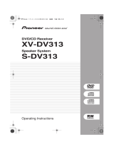 Pioneer XV-DV313 - S-DV313 User manual