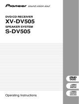 Pioneer XV-DV505 User manual