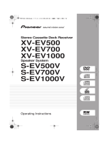 Pioneer XV-EV1000 User manual