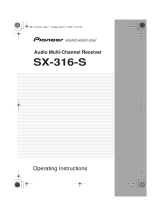 Pioneer SX-316-S User manual