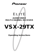 Pioneer VSX-29TX User manual