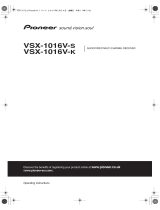 Pioneer VSX-1016V-S User manual