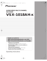 Pioneer VSX-1018AH-K 7 User manual