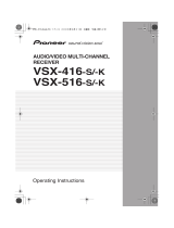 Pioneer VSX-516-S/-K User manual