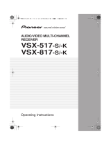 Pioneer VSX-517-S/-K User manual