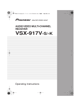 Pioneer VSX-917V-S/-K User manual