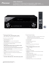 Pioneer VSX-920-K User manual