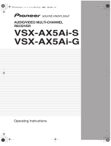 Pioneer VSX-AX5Ai-G User manual