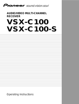 Pioneer VSX-C100-S User manual