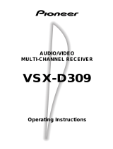 Pioneer VSX-D309 User manual