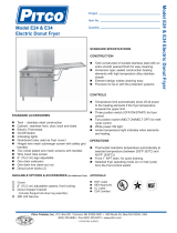 Pitco Frialator E24 User manual