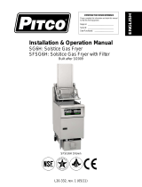 Pitco Frialator SFSG6H User manual