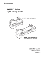 Pitney Bowes DM800i™ User manual