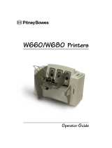 Pitney Bowes W680 User manual