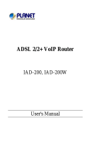Planet IAD-200W User manual