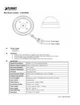 Planet CAM-DM33 User manual