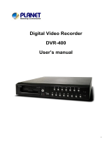 Planet Technology DVR-400 User manual