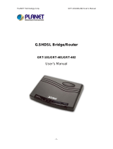 Planet GRT-402 User manual