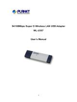 Planet WL-U357 User manual