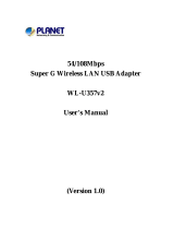 Planet WL-U357 User manual