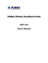 Planet WRT-414 User manual