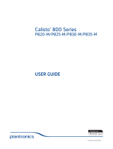 Plantronics P825-M User manual