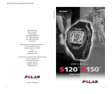 Polar S150 User manual