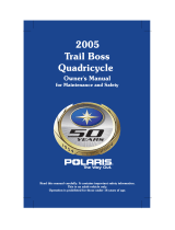 Polaris Trail Boss 330 Quadricycle User manual