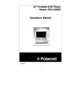 Polaroid PDV-1042M User manual