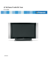 Polaroid PLA-4237 - 42" Plasma TV User manual
