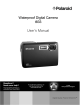 Polaroid T833 - Digital Camera - Compact User manual