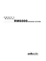 Polk Audio RM6000 User manual