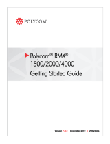 Polycom RealPresence RMX 4000 User manual