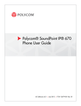 Polycom IP 670 User manual