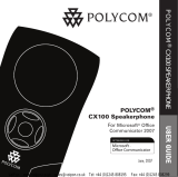Polycom CX100 User manual
