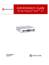 Polycom QSX 3725-22370-001/B User manual