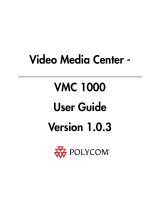 Polycom Video Media Center VMC 1000 User manual