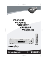 Philips MatchLine VR830/07 User manual