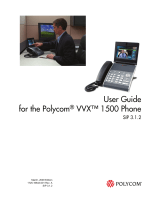 Polycom VVXTM 1500 User manual