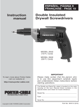 Porter-Cable 2650 User manual