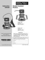 Porter-Cable 7536 User manual