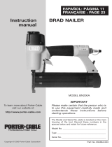 Porter-Cable BN200A User manual