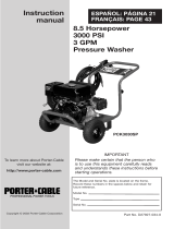 Porter-Cable PCK3030SP User manual
