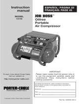Porter-Cable JOB BOSS C3150 User manual