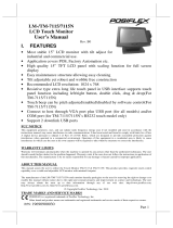 Posiflex LM-7115N User manual